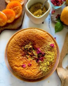 Eggless Semolina Cake