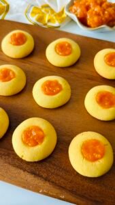 Mango Thumbprint Cookies