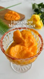 Eggless Mango Sorbets